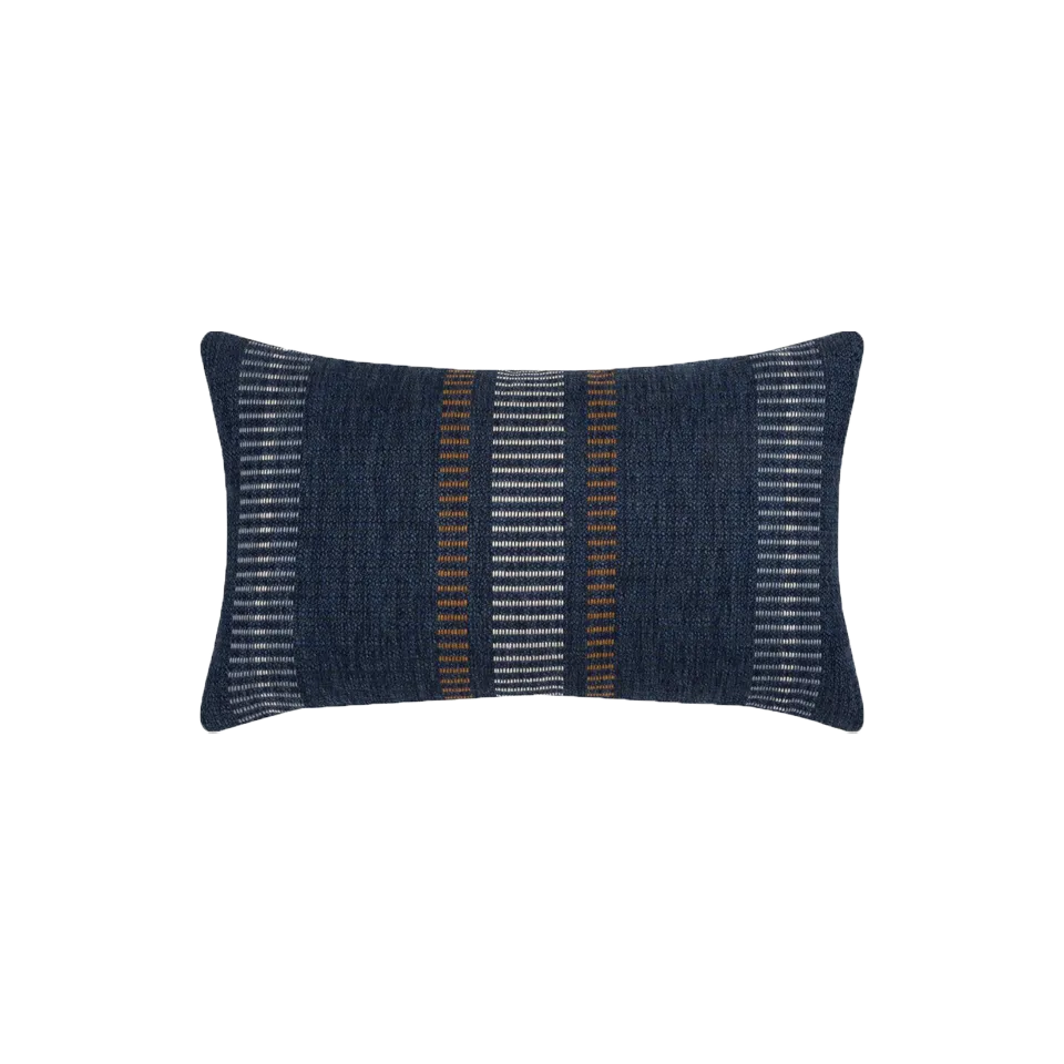 JOURNEY INDIGO LUMBAR PILLOW