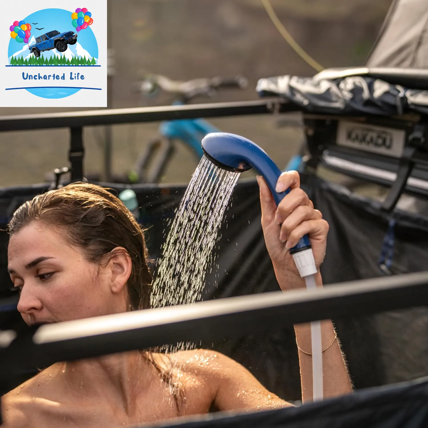 Kakadu Portable Camping Outback Shower: Instant Hot Water Anywhere