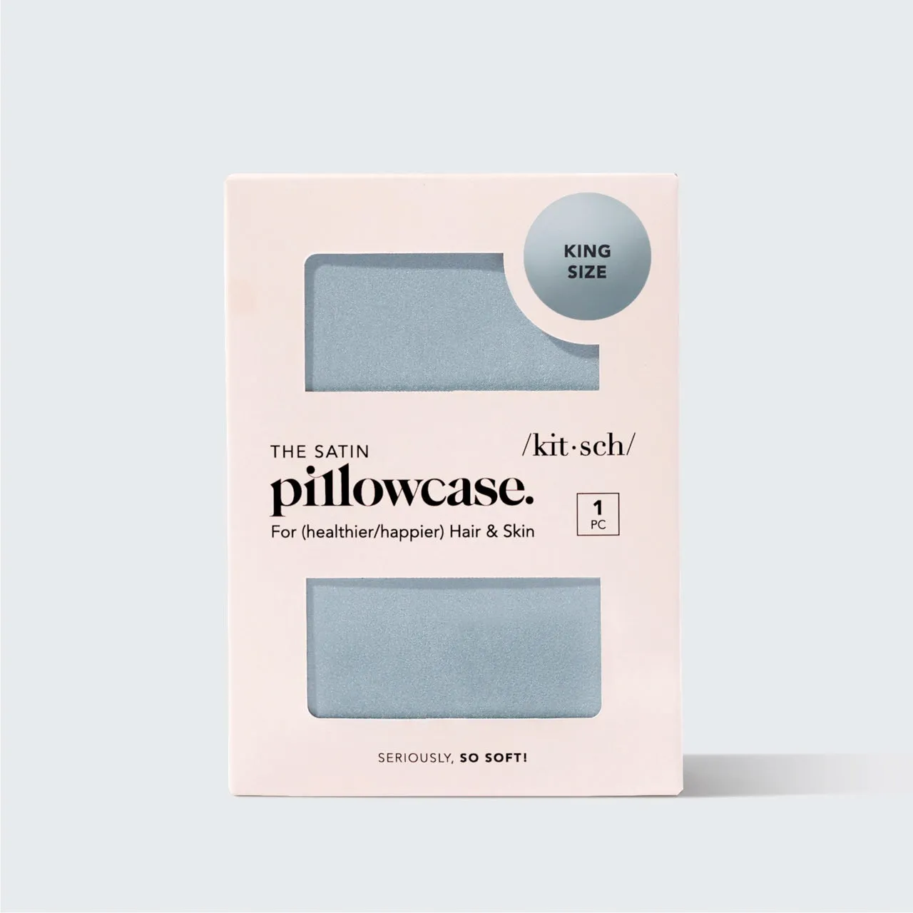 King Pillowcase - Haze Blue