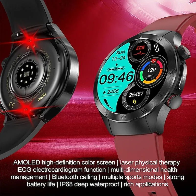 Laser Physiotherapy Blood Glucose Smart Watch