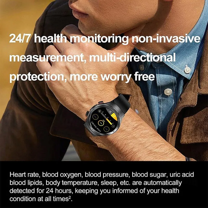 Laser Physiotherapy Blood Glucose Smart Watch