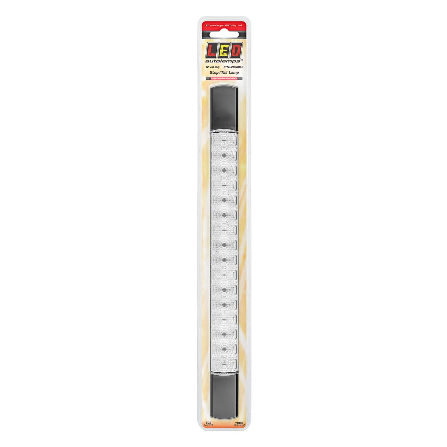 LED Autolamps 285BR12 Low Profile LED Slimline Rear Stop/Tail Strip Lamp