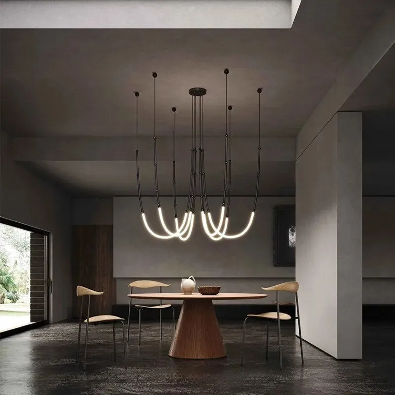 LED DIY Minimalism Stainless Steel Gold Black Designer Lustre Lamparas De Techo Ceiling Lights.Ceiling Lamp For Living Room