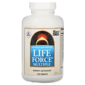 Life Force Multivitamin, No Iron, 120 Tablets, Source Naturals