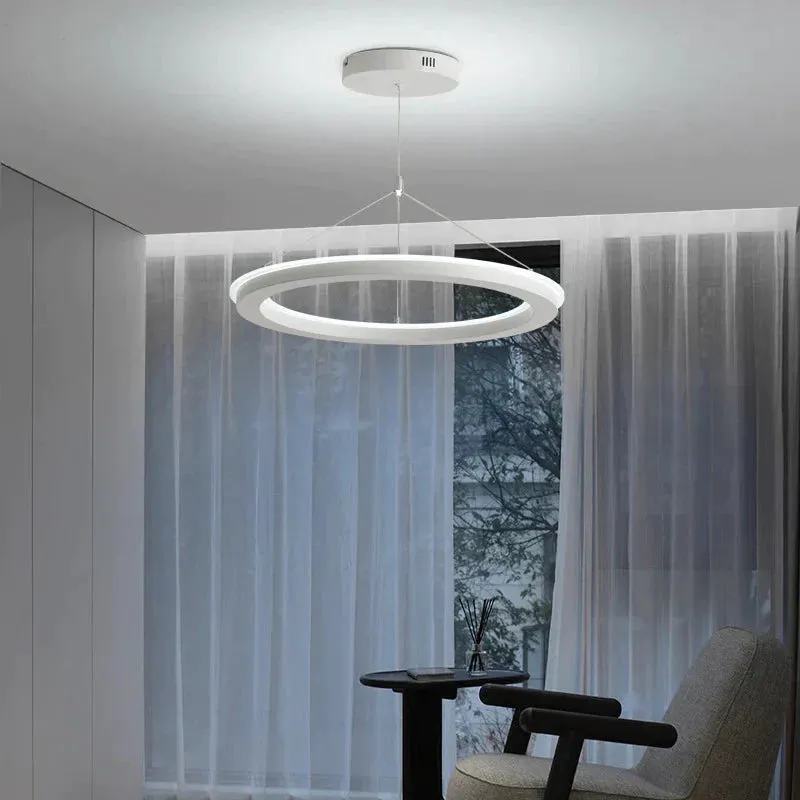 Light In The Bedroom Led Modern Minimalist Chandelier Diffuse Reflection Creative Dining Room Lamp Decoration Room Lamp