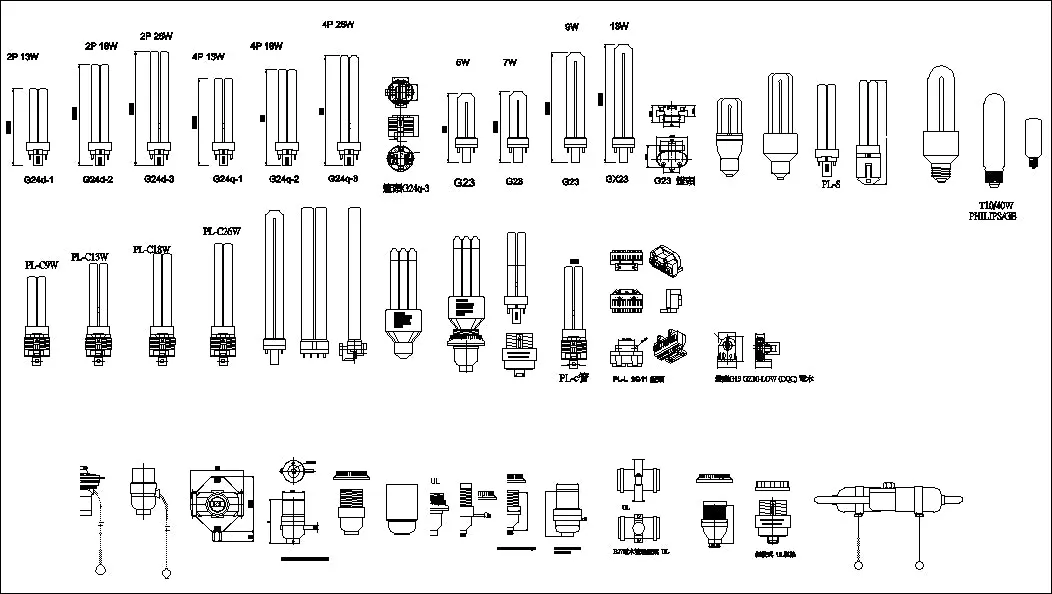 ★【Lighting hardware Autocad Blocks】-All kinds of Lighting Autocad Blocks Collection