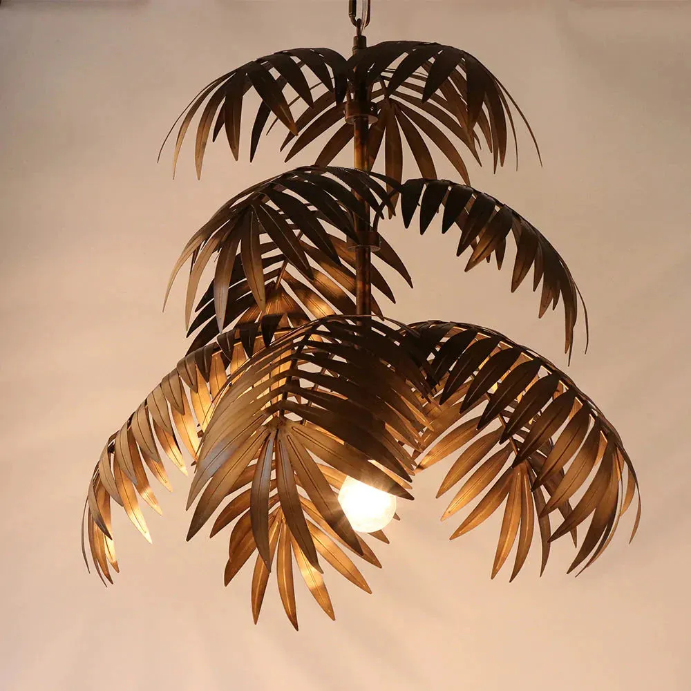 Loft Modern Coconut Tree Pendant Light LED E27 Industrial Creative Hanging Lamp For Living Room Restaurant Bedroom Lobby Hotel