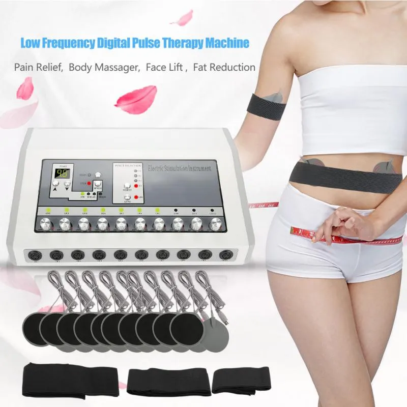 Low Frequency Digital Pulse Therapy Machine Pain Relief, Weight Loss,  Body Massager Face Lift Fat Reduction Slimming Beauty Health Machine