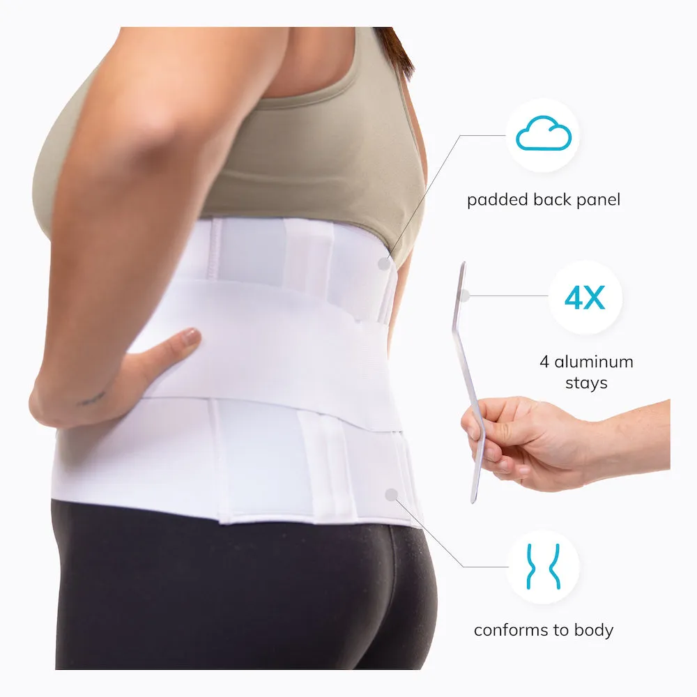 Lower Back Pain Brace | Lumbar Support Belt for Strained Muscles, Pinched Nerves & Herniated Discs