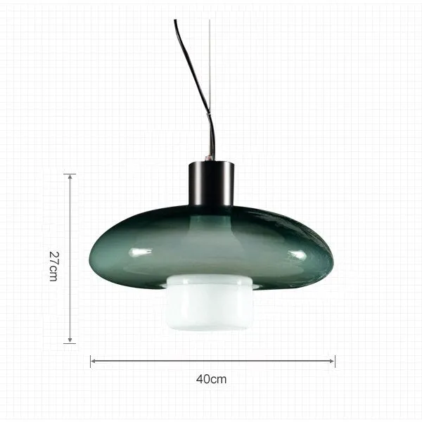 Luxury Art Glass Pendant Lights for Minimalist Restaurant - Personalized Design