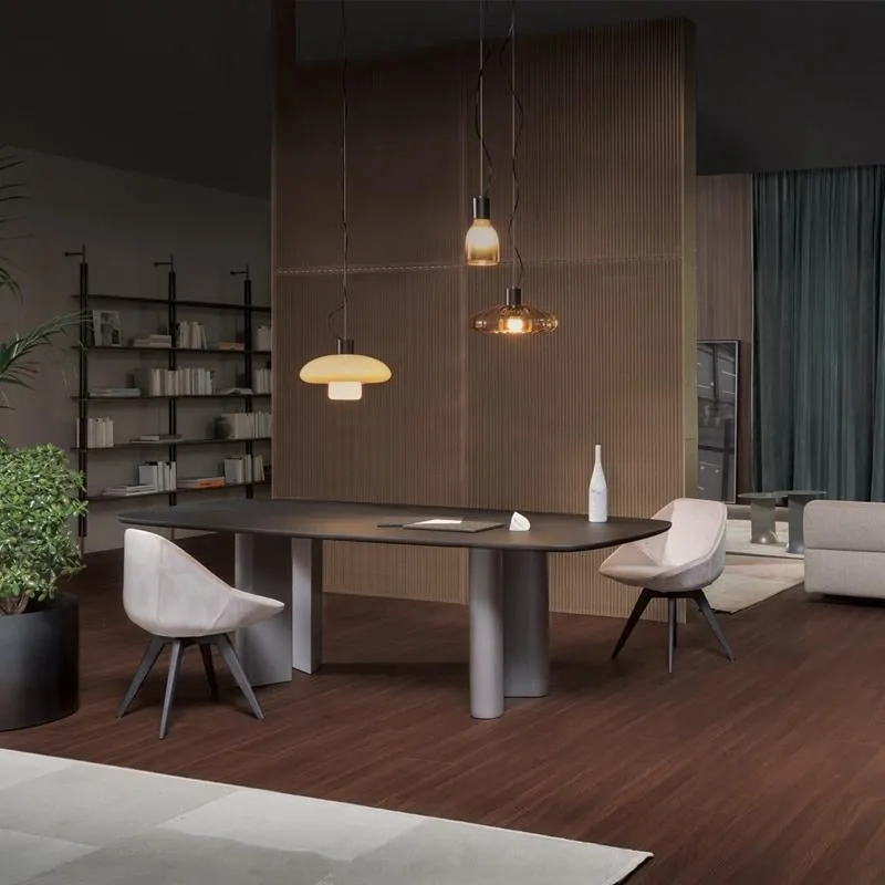 Luxury Art Glass Pendant Lights for Minimalist Restaurant - Personalized Design