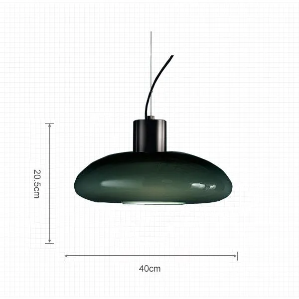Luxury Art Glass Pendant Lights for Minimalist Restaurant - Personalized Design