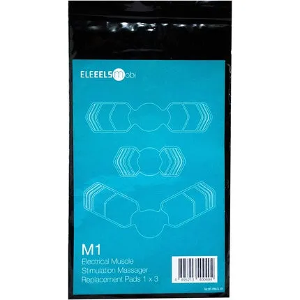 M1 Ems Full Body Massager 5 Massage Modes 10 Power Levels Professional Electrical Stimulation for Muscle Building Compact and Cordless Black , Eleeels