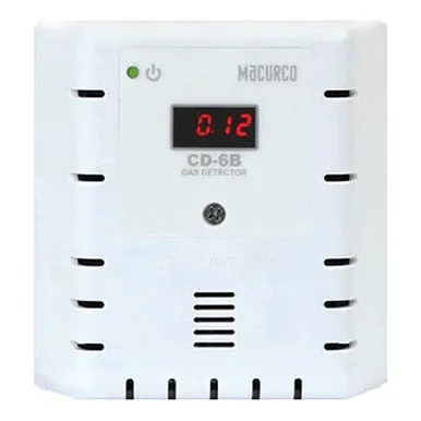 Macurco CO2 Fixed Gas Detector (0-5% vol, 3 alarm levels)