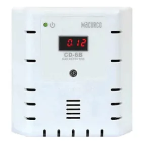 Macurco CO2 Fixed Gas Detector (0-5% vol, 3 alarm levels)