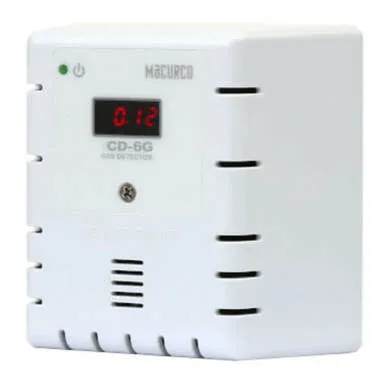 Macurco CO2 Fixed Gas Detector (0-5% vol, auto fan control)