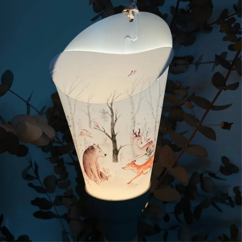 Maison Polochon Nomadic Lamp Box 5 in 1 Enchanted Forest - Taupe
