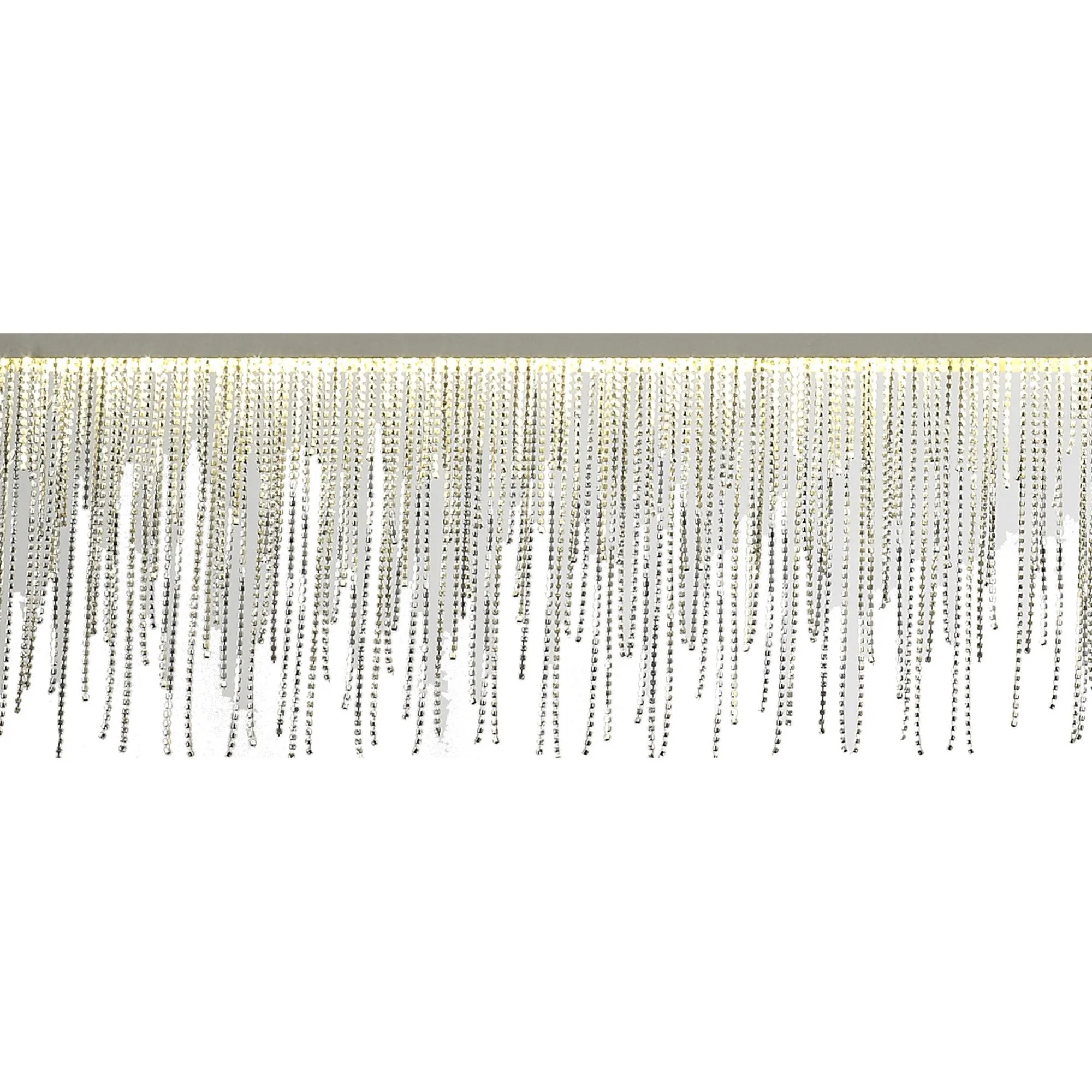 Mantra M6250 Cinna Linear Pendant 33W LED Polished Chrome / Crystal Chain