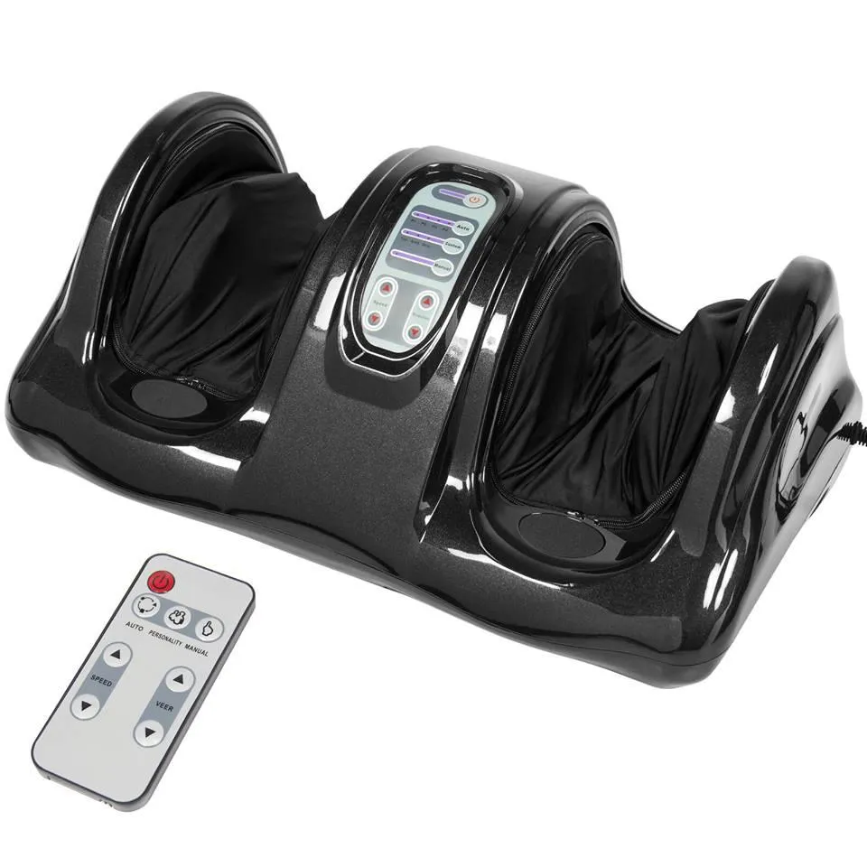 Massager Shiatsu Kneading Rolling Foot Leg Massager -Maroon