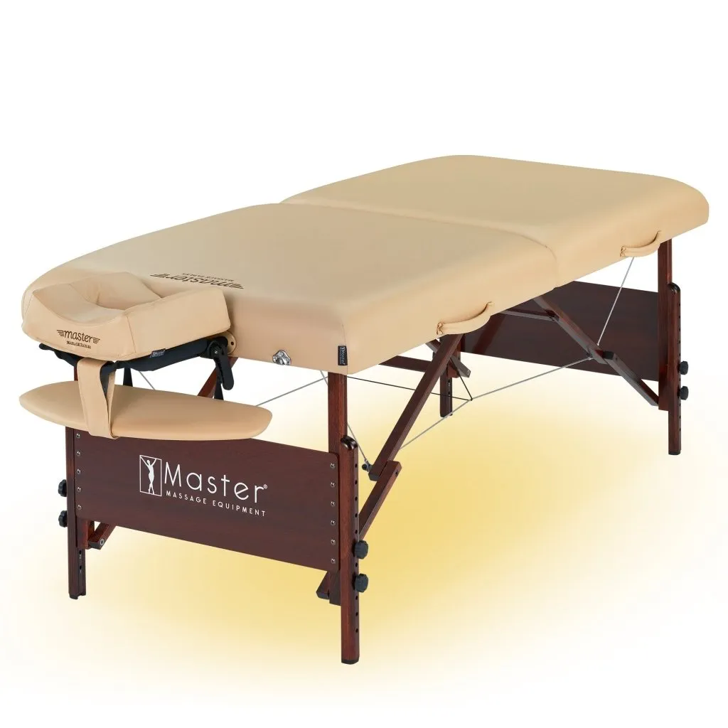 Master Massage 30'' DEL RAY Portable Massage Table Package with Ambient Light System