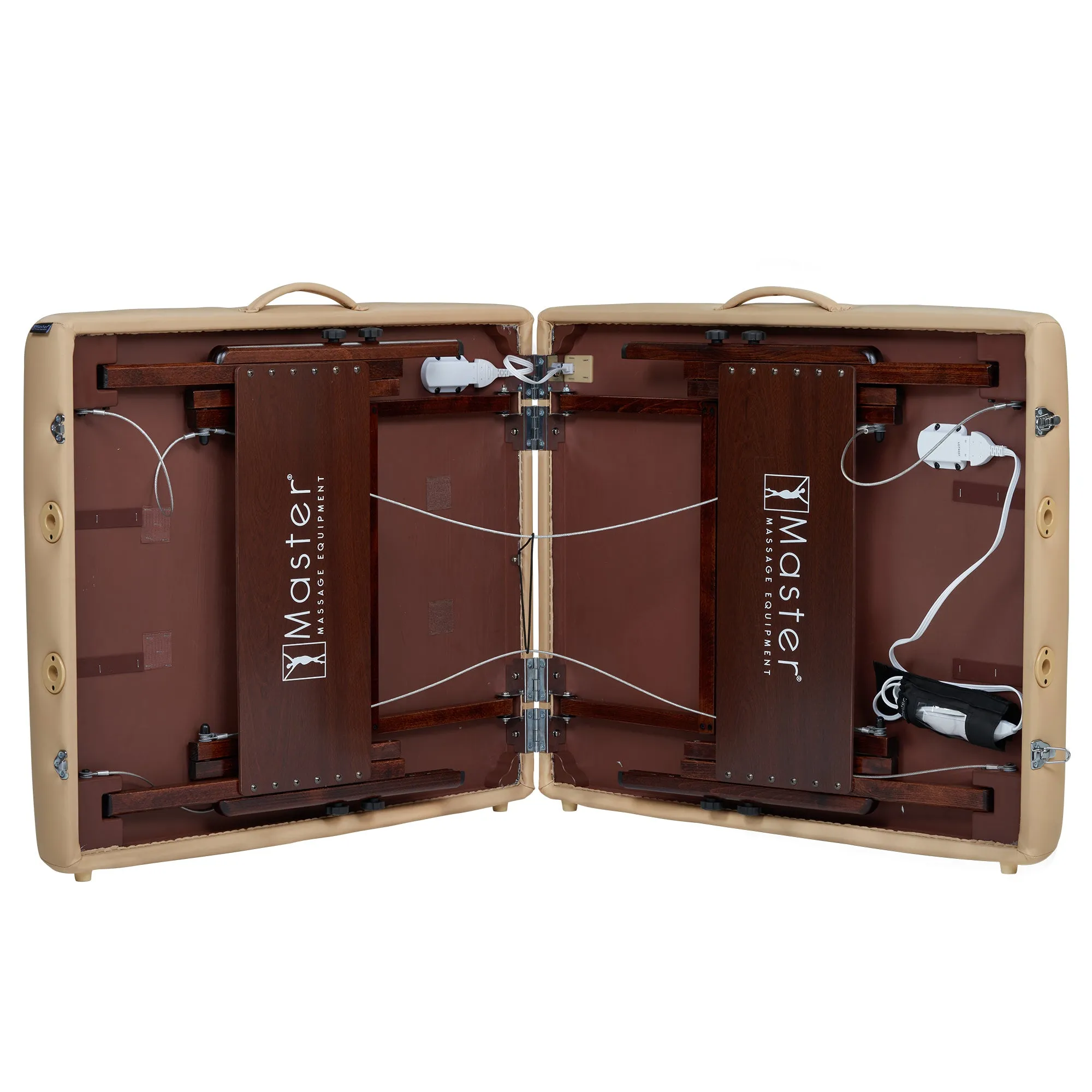 Master Massage 30" DEL RAY™ Portable Massage Table Package with THERMA-TOP® - Built-In Adjustable Heating System for Extreme Comfort! (Sand Color)