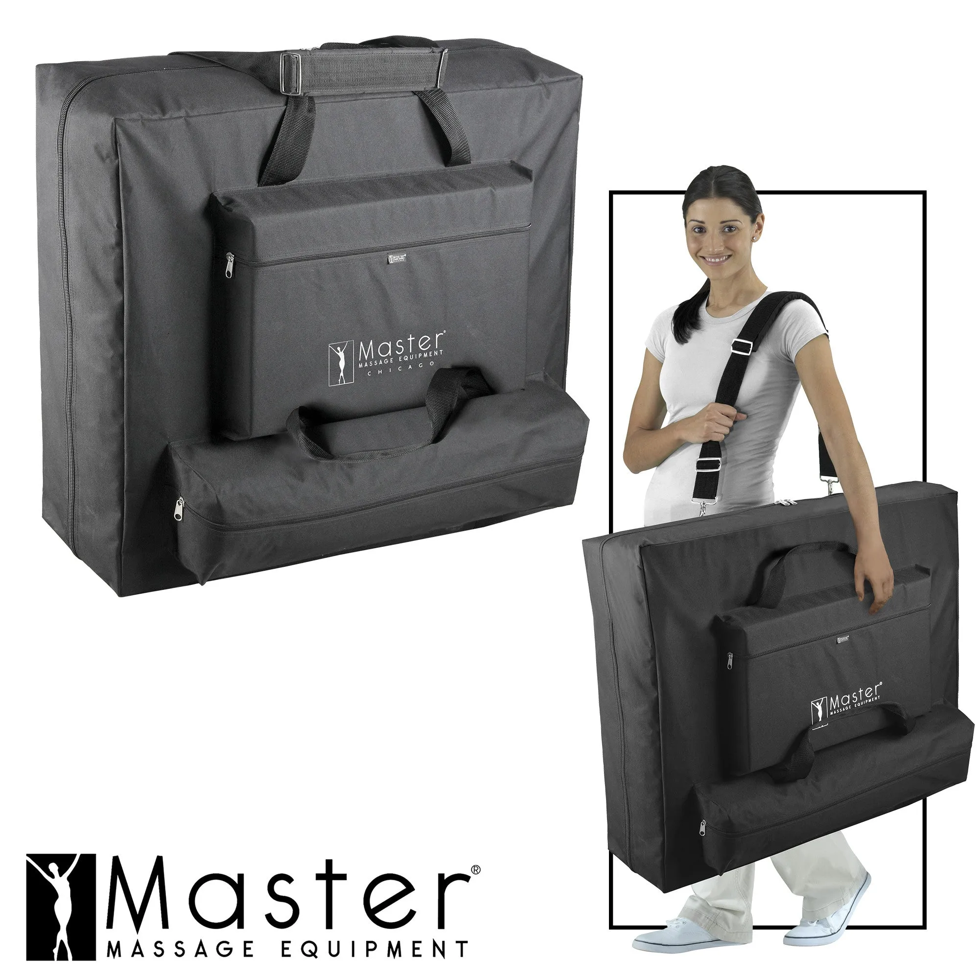 Master Massage 30" DEL RAY™ Portable Massage Table Package with THERMA-TOP® - Built-In Adjustable Heating System for Extreme Comfort! (Sand Color)