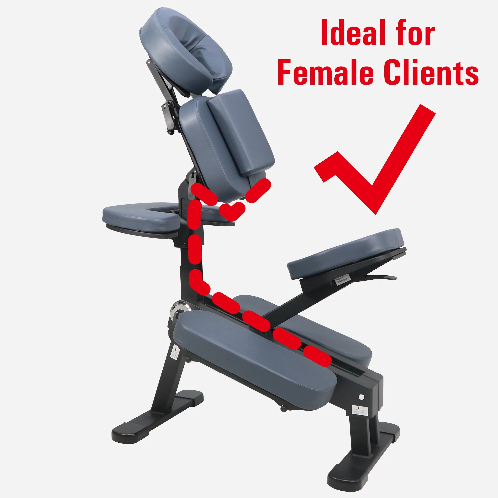 Master Massage - Master Massage Gymlane Portable Massage Chair Royal Blue