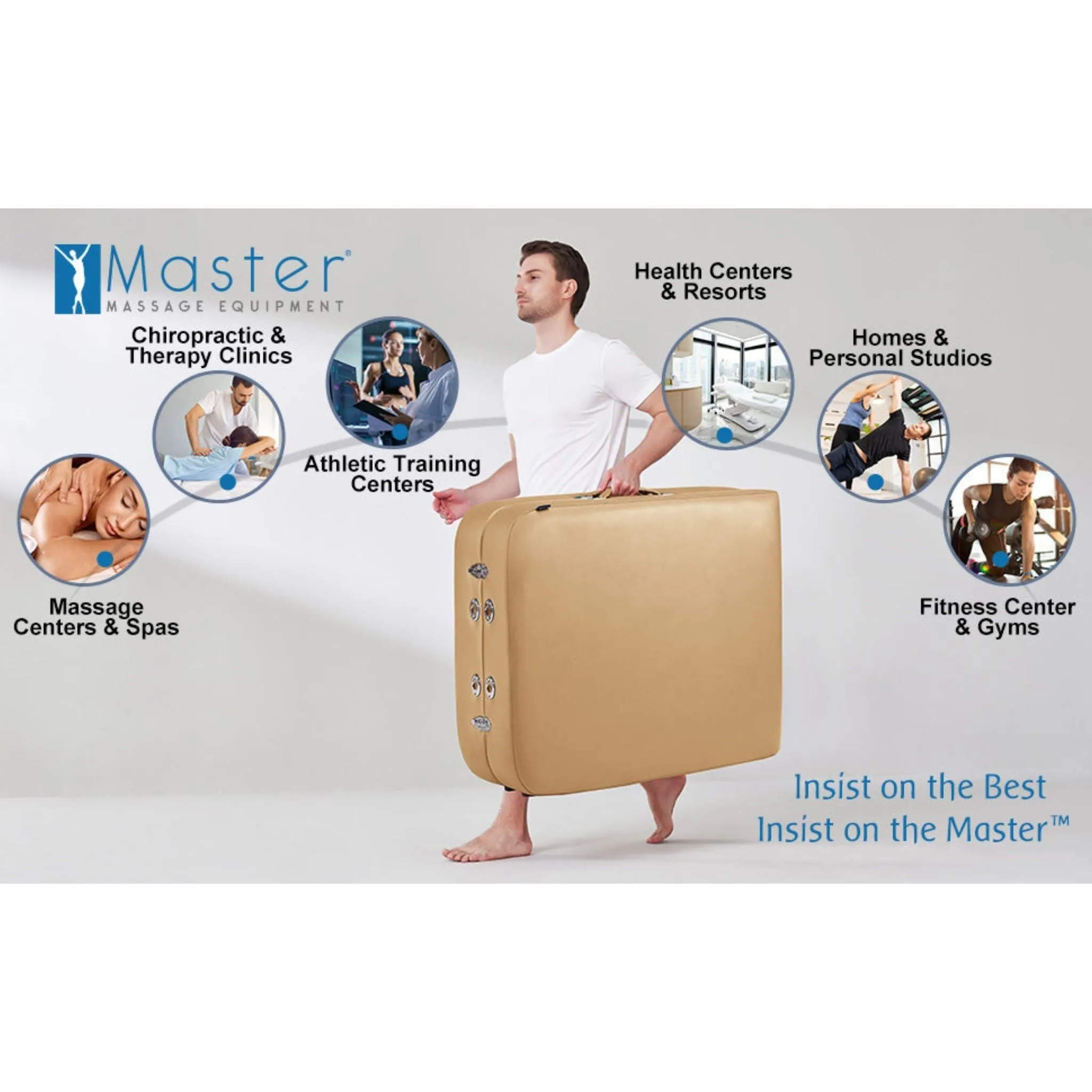 Master Phoenix Therma Top Heated - Portable Massage Table (71 cm)
