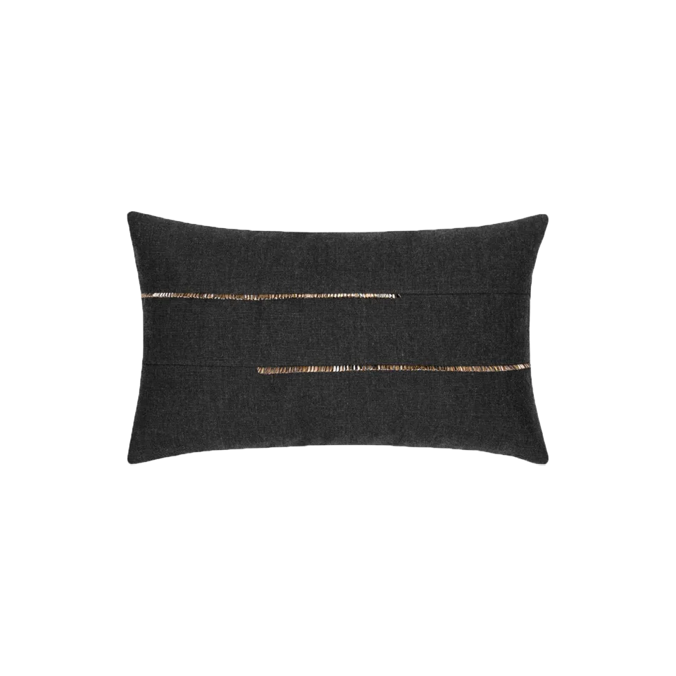 MICRO FRINGE CARBON LUMBAR PILLOW