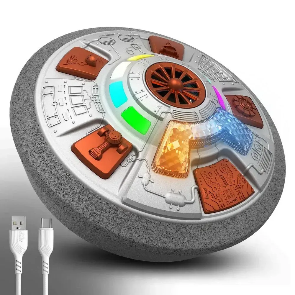 Mirana Moonshine Silver C-Type USB Rechargeable LED Hover Air Football