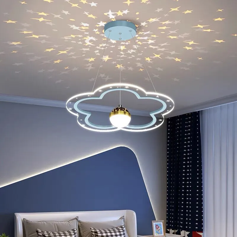 Modern LED Starry Sky Art Deco Chandelier For Bedroom