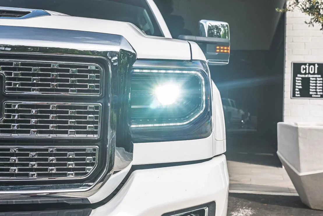 Morimoto Headlights GMC Sierra (2014-2018) XB LED - Black