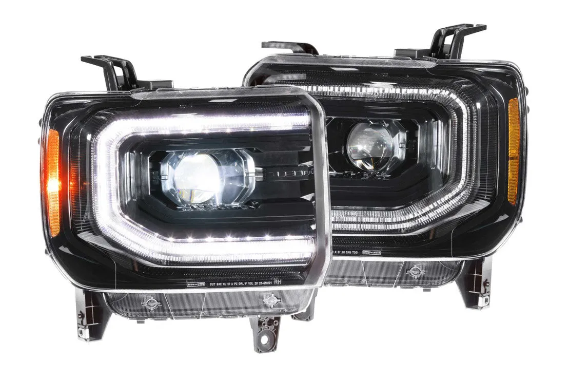 Morimoto Headlights GMC Sierra (2014-2018) XB LED - Black