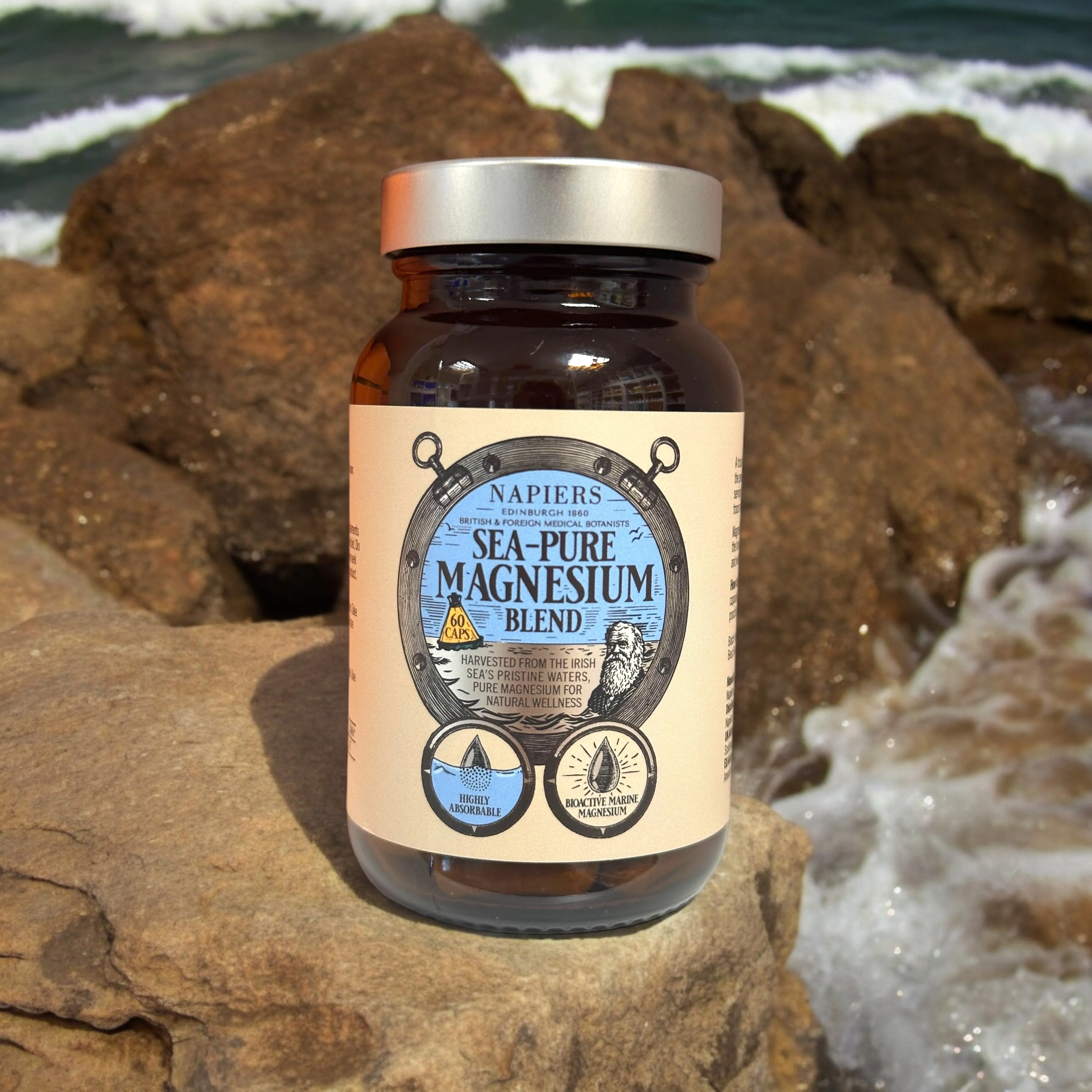 Napiers Sea Pure Magnesium - 60 Capsules