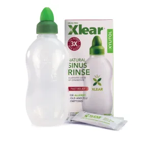Natural Sinus Rinse with Xylitol and Saline Solution