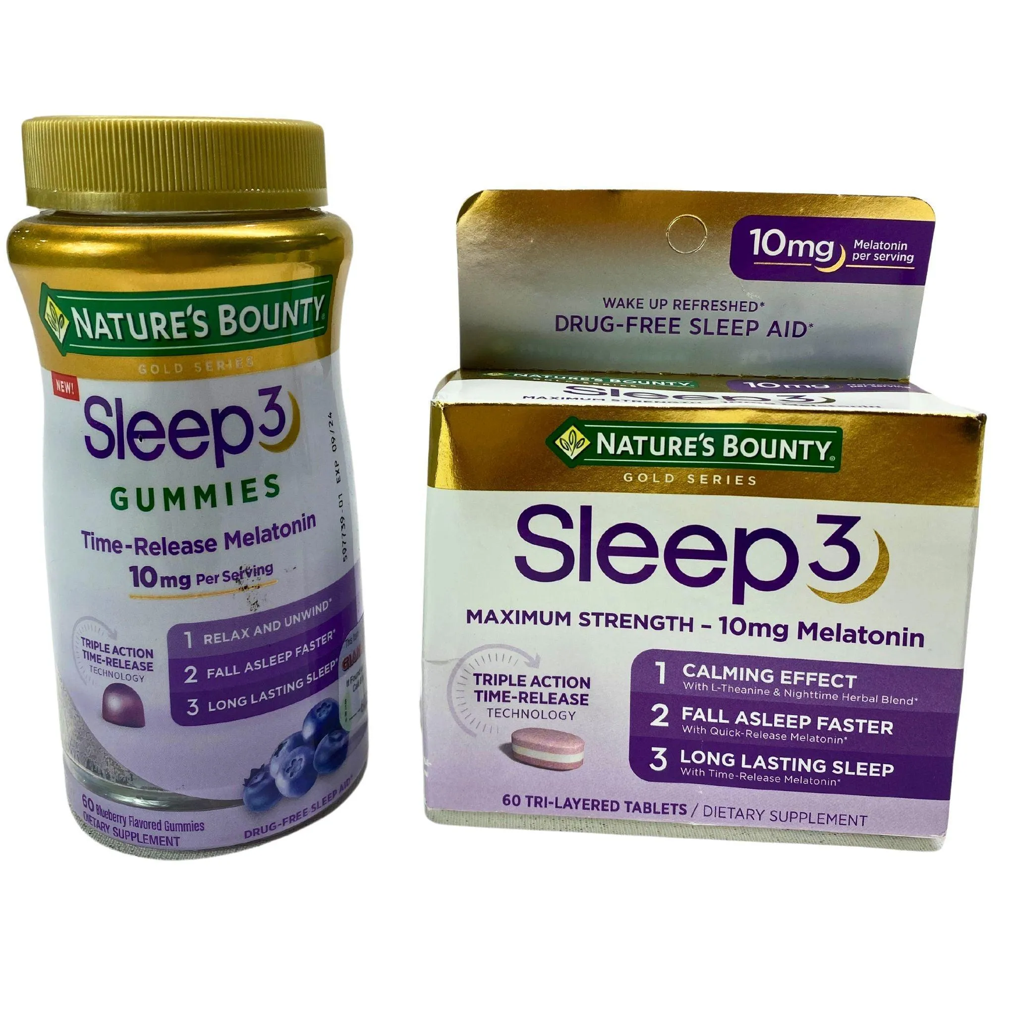 Nature's Bounty Sleep 3 Gold Series (35 Pcs Lot)
