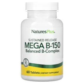 Natures  Plus Mega B-150 Extended Release Dietary Supplement 60 tablets