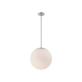 Niveous 14 In LED Pendant Light Nickel Finish
