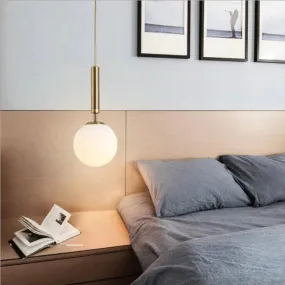 Nordic Brass Aluminum Modern Pendant Light Loft Hanging Lamps Bedside Hanging Lamp Kitchen Suspension Pendant Lamps