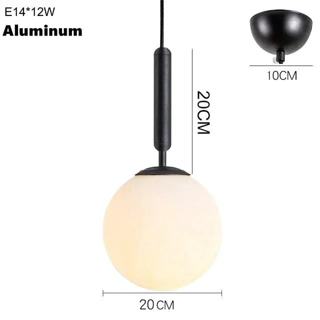 Nordic Brass Aluminum Modern Pendant Light Loft Hanging Lamps Bedside Hanging Lamp Kitchen Suspension Pendant Lamps