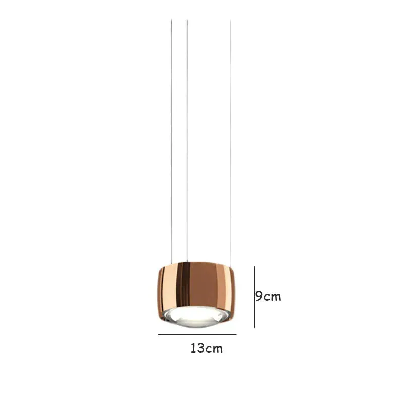 Nordic Postmodern Living Room Restaurant Bedroom Bedside Water Bar Designer Magic Ball Single Head Acrylic Small Chandelier