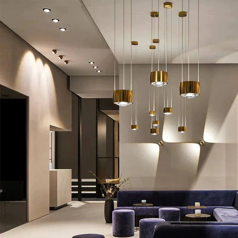 Nordic Postmodern Living Room Restaurant Bedroom Bedside Water Bar Designer Magic Ball Single Head Acrylic Small Chandelier