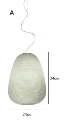 Nordic Style Personalized Art Chandelier Creative Japanese Inn B & B Hotel Bedroom Dining Room Model Room White Chandelier