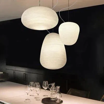 Nordic Style Personalized Art Chandelier Creative Japanese Inn B & B Hotel Bedroom Dining Room Model Room White Chandelier