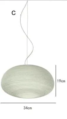 Nordic Style Personalized Art Chandelier Creative Japanese Inn B & B Hotel Bedroom Dining Room Model Room White Chandelier