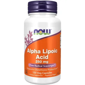 Now Foods Alpha Lipoic Acid 250mg 120 Veg Caps