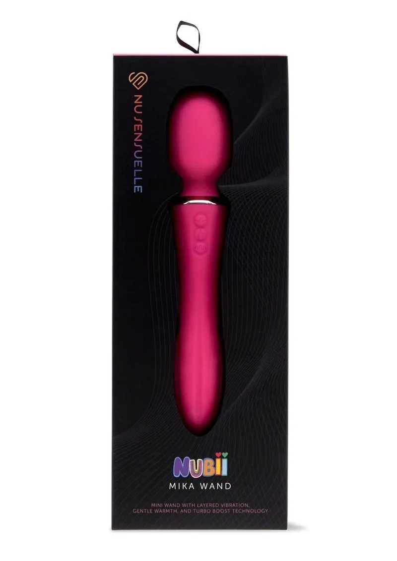 Nu Sensuelle Mika Nubii Rechargeable Silicone Mini Wand