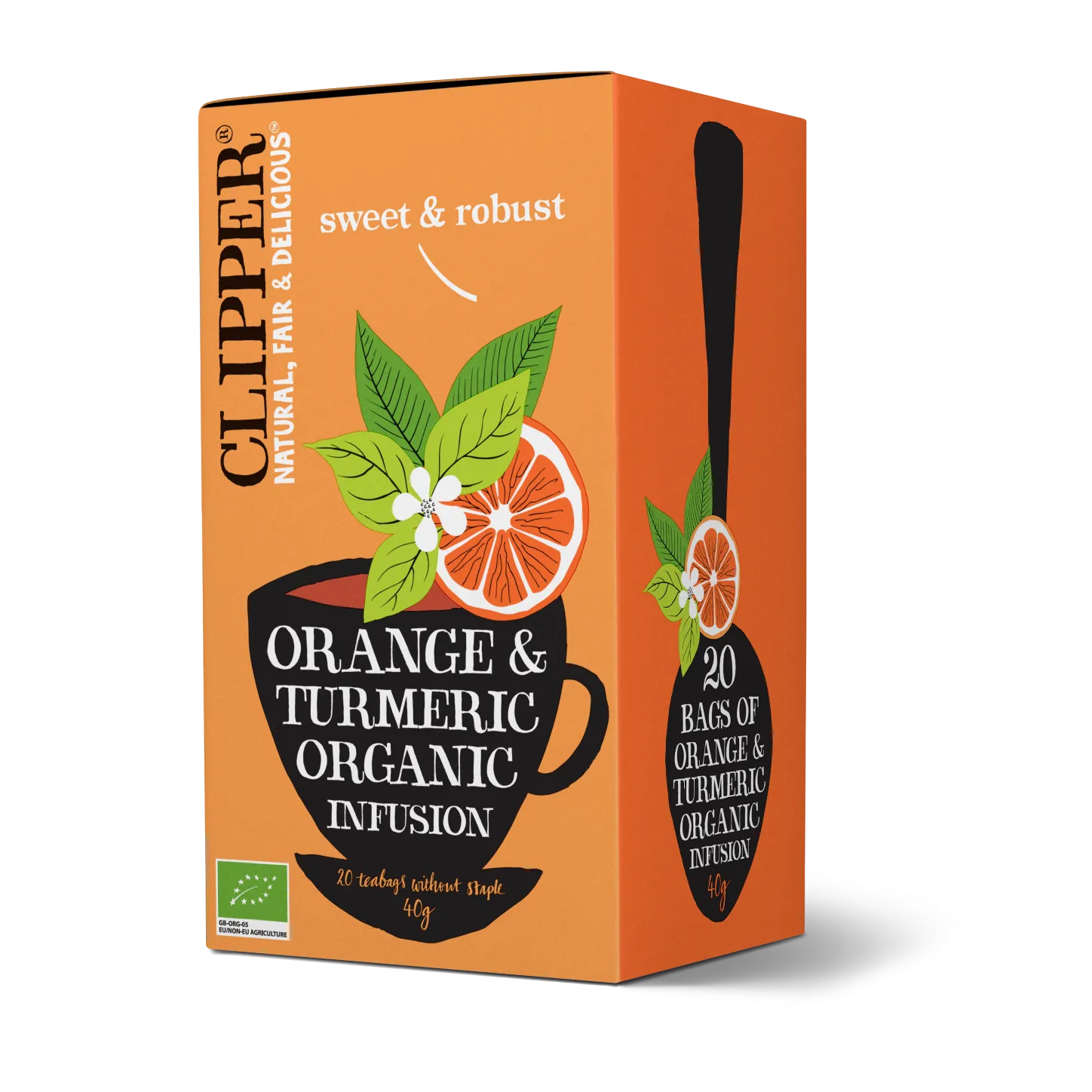Orange Turmeric Tea, 20 bags