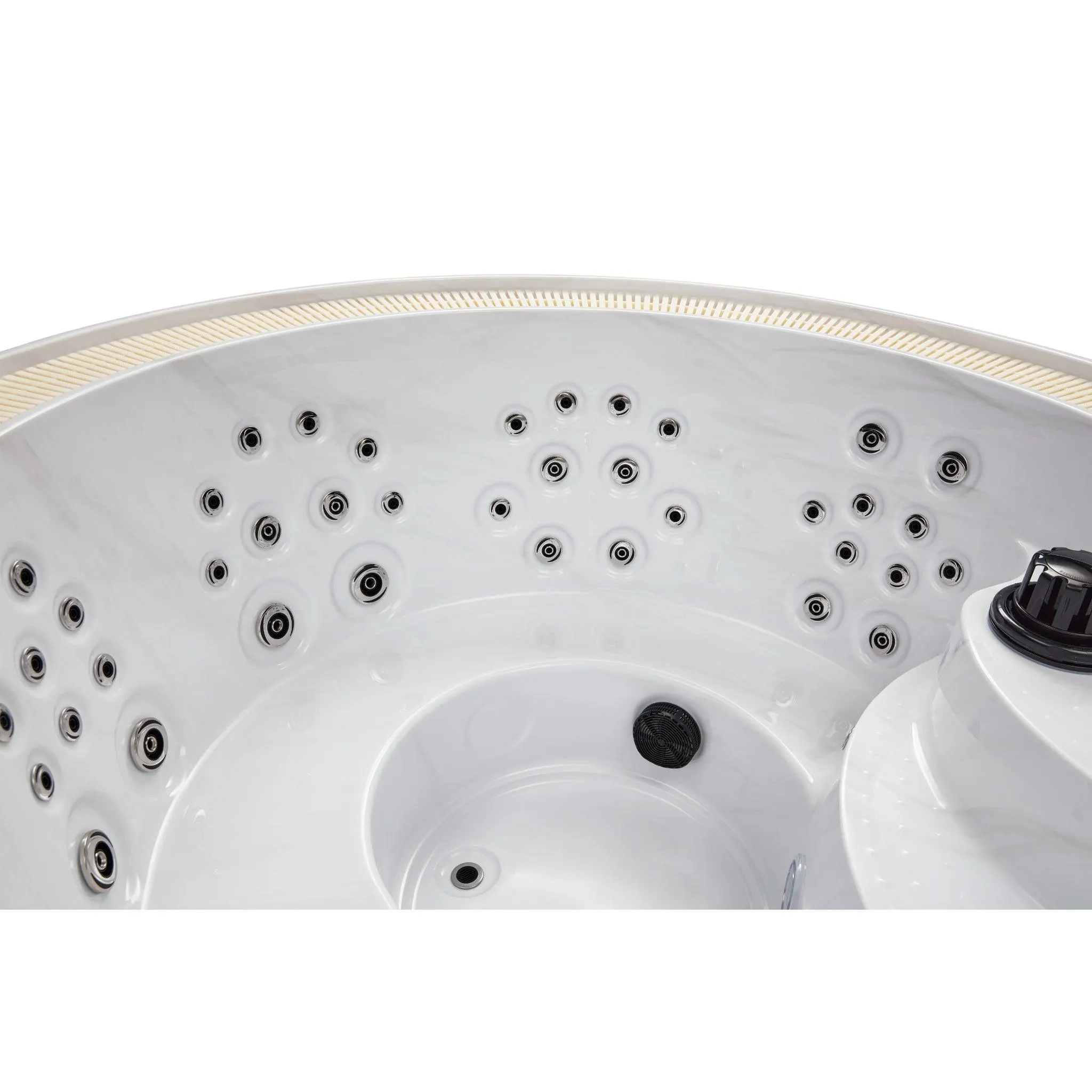 Oscar 6 Person Round Hot Tub Spa with 52 Jets & Bluetooth WS-007