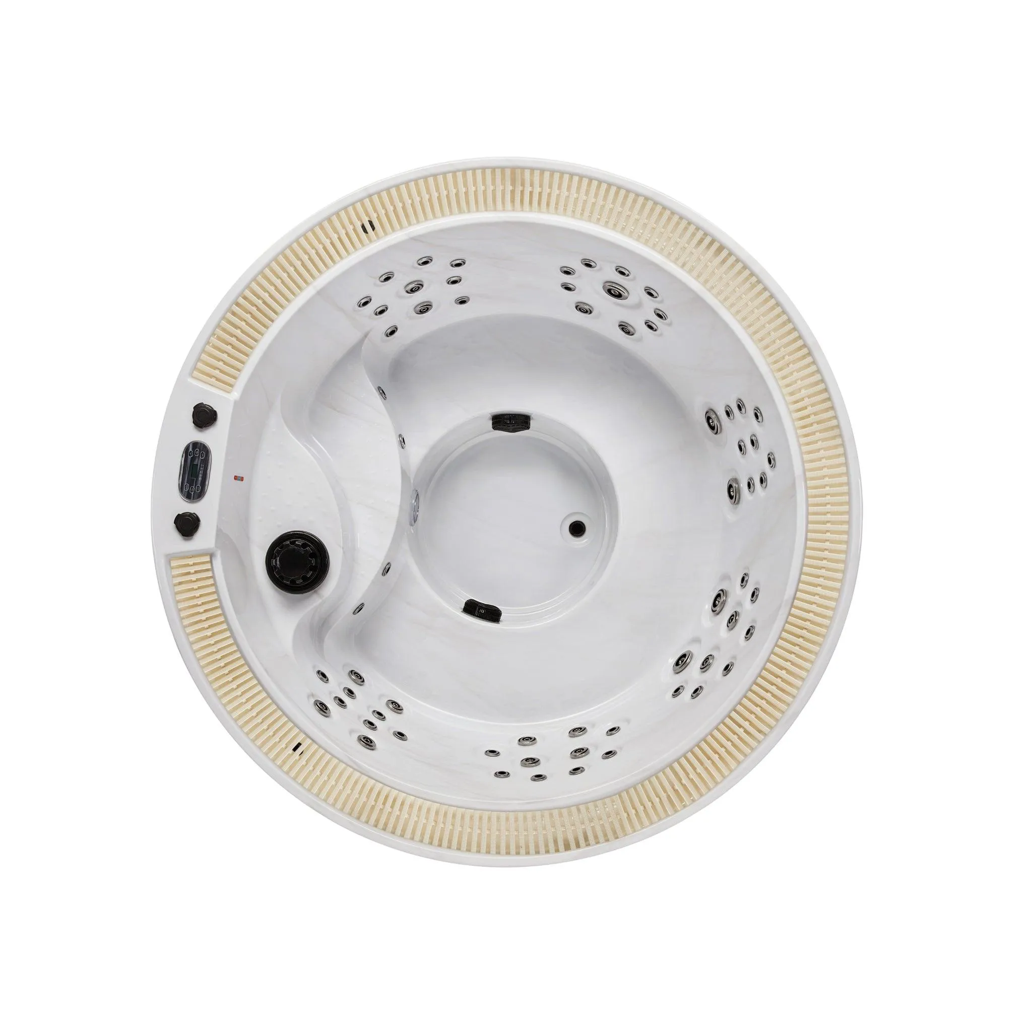 Oscar 6 Person Round Hot Tub Spa with 52 Jets & Bluetooth WS-007
